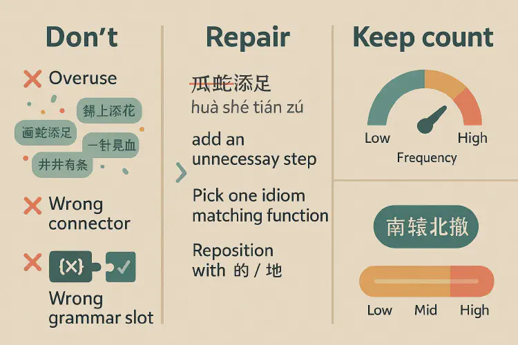 Avoiding misuse and overuse