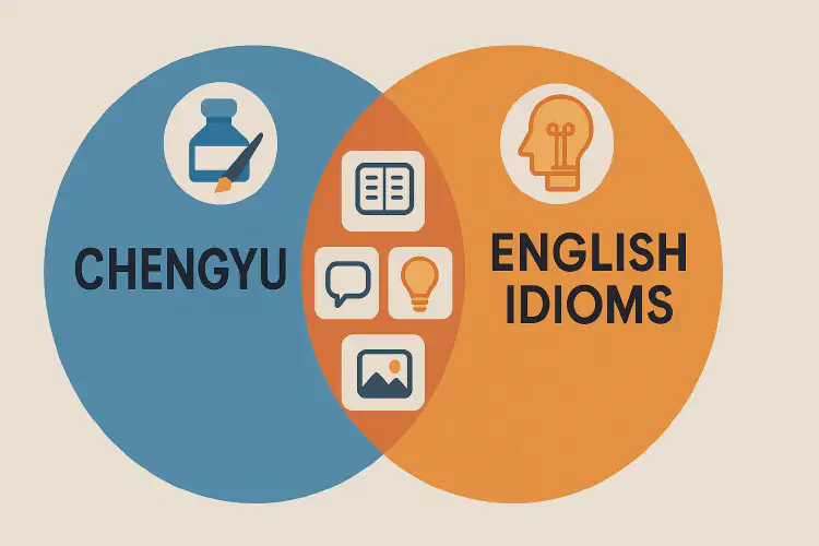 Chengyu vs English idioms