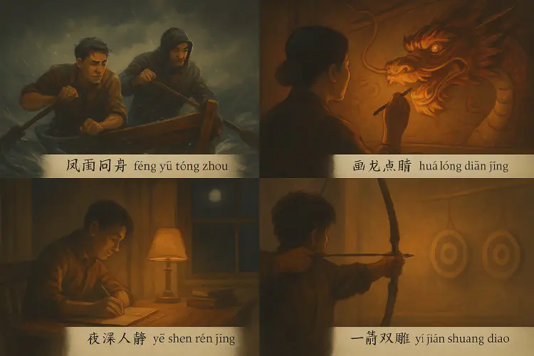 Enhancing descriptions with chengyu