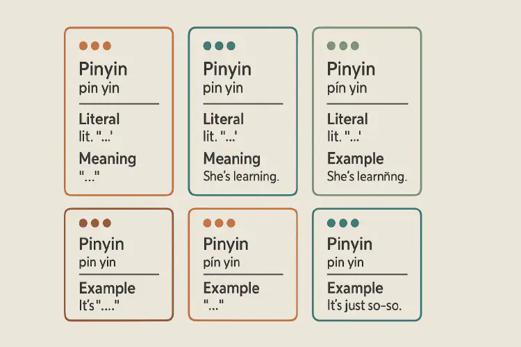 Common everyday chengyu
