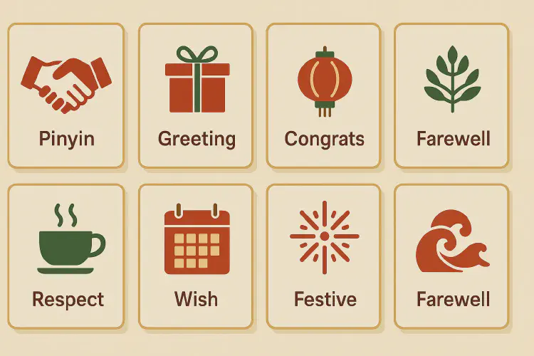 Chengyu for greetings and courtesy